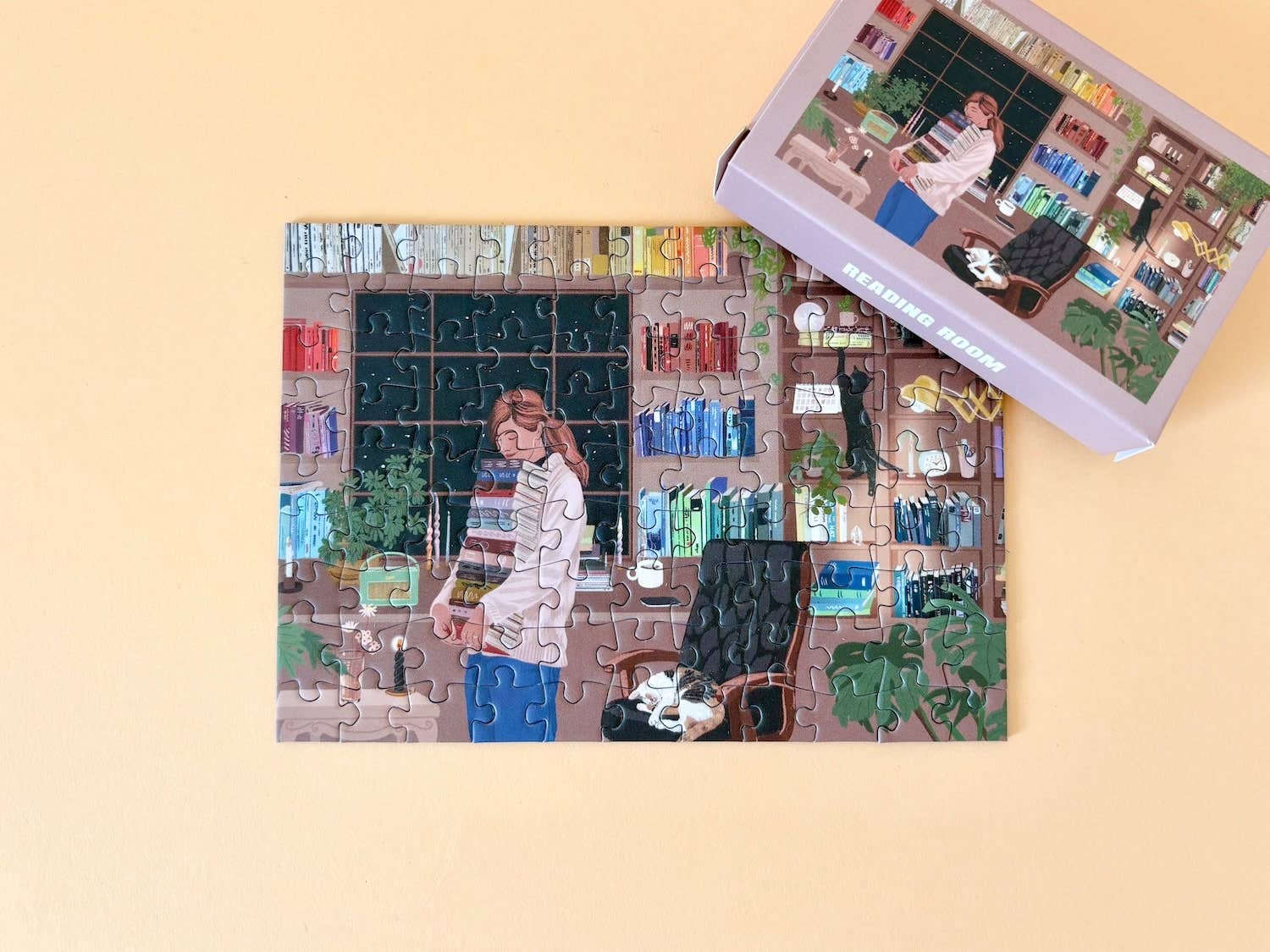 Piecely Puzzles Mini Puzzle Reading Room