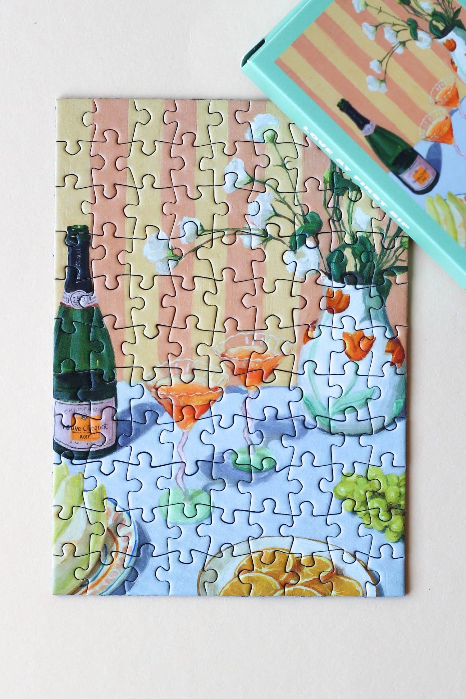 Piecely Puzzle Mini-Puzzle Love at first sip