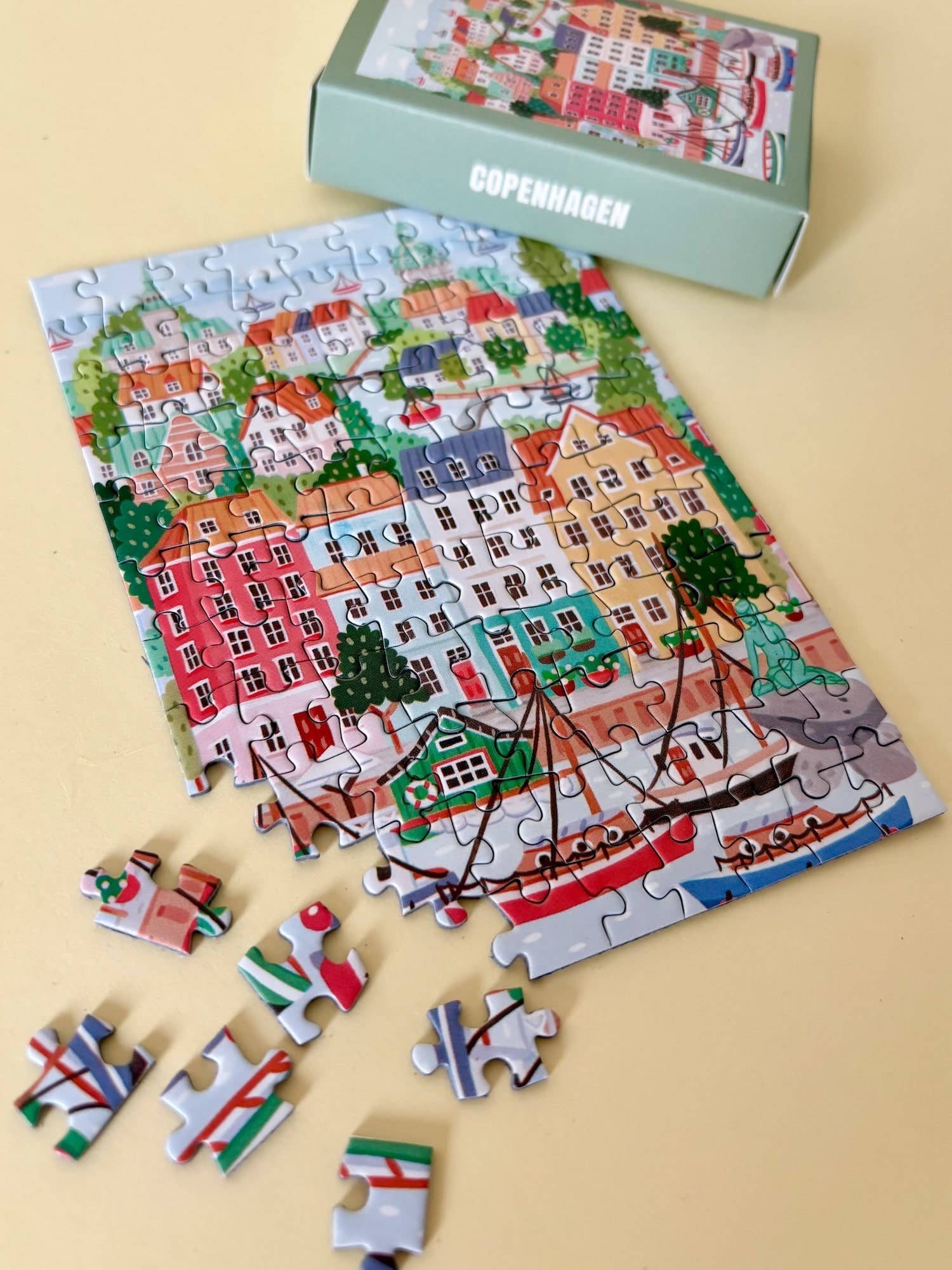 Piecely Puzzle Mini-Puzzle Copenhagen
