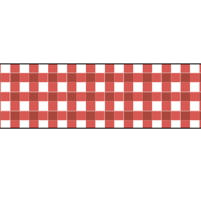 Rotes Karo-Klebeband
