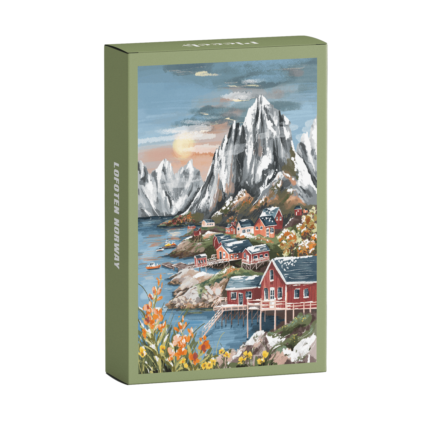 Piecely Puzzles Mini Puzzle Lofoten Norway