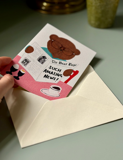 Karte Such amazing news