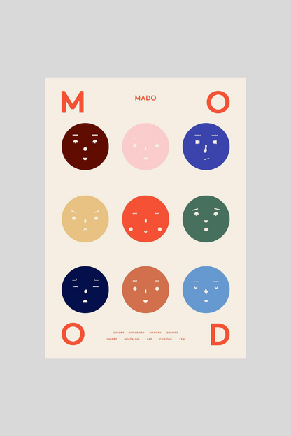 Nine Moods Poster Paper Collective