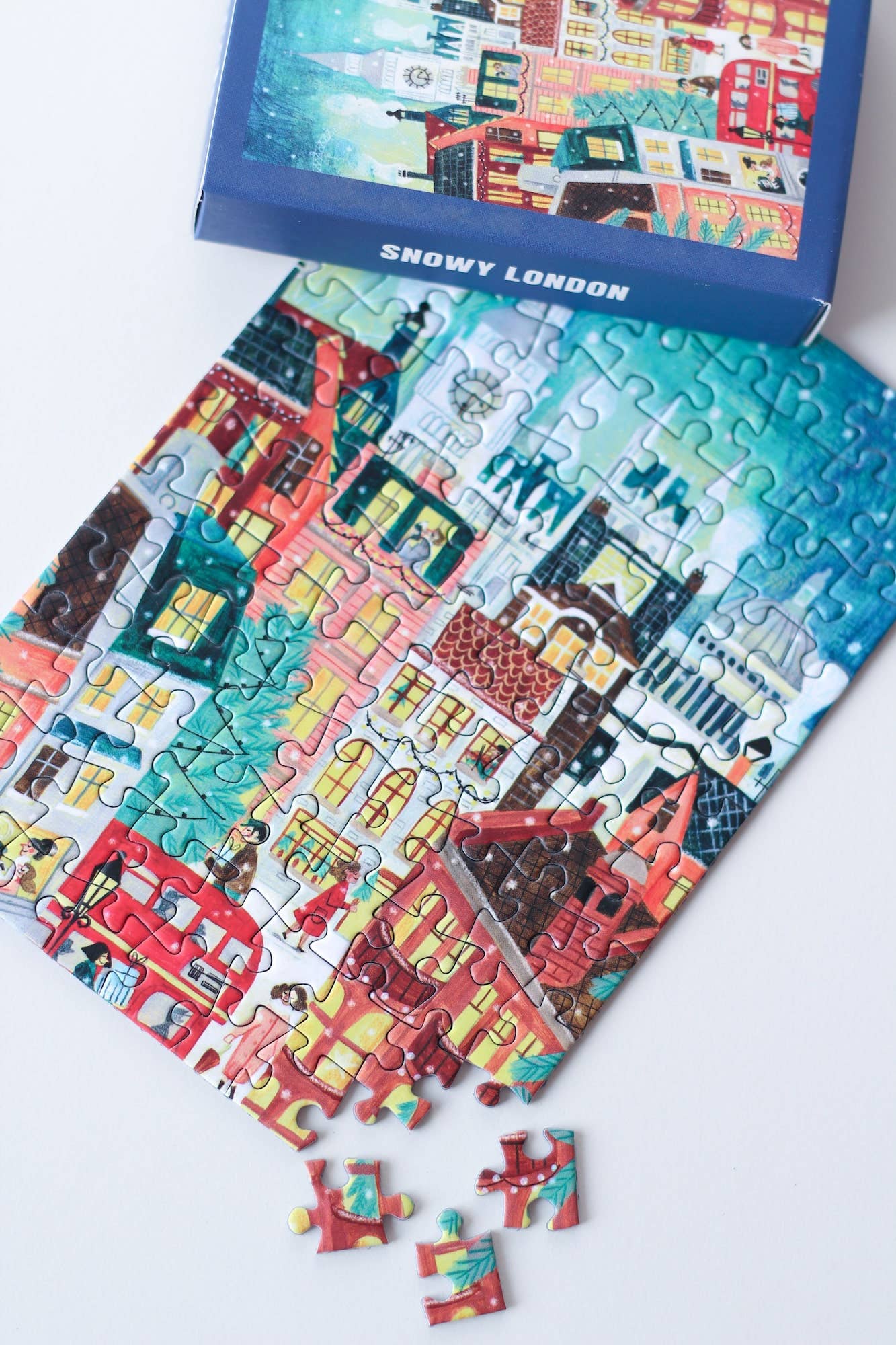 Piecely Puzzles Puzzle Snowy London