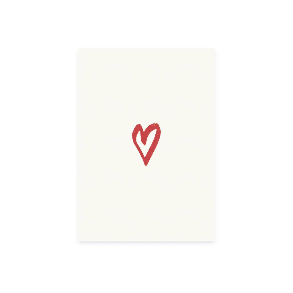 Postkarte Herz