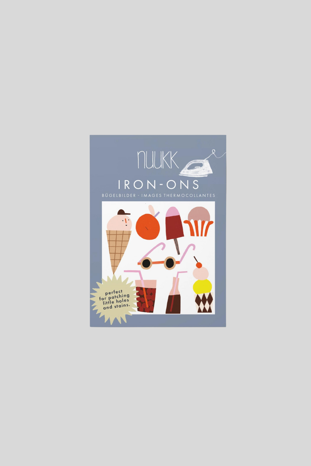 Iron-on patches ice cream