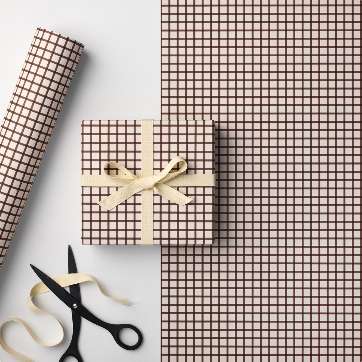 Kinshipped Geschenkpapier Gitter