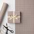 Kinshipped Geschenkpapier Gitter