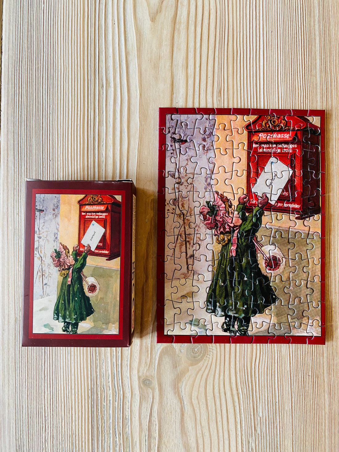 Piecely Puzzle - Weihnchtsbrief Mini-Puzzle