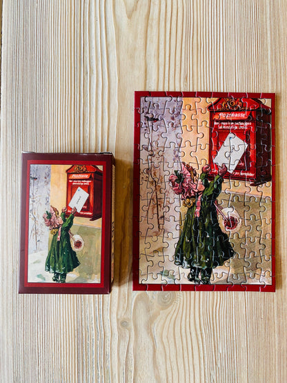 Piecely Puzzle - Weihnchtsbrief Mini-Puzzle