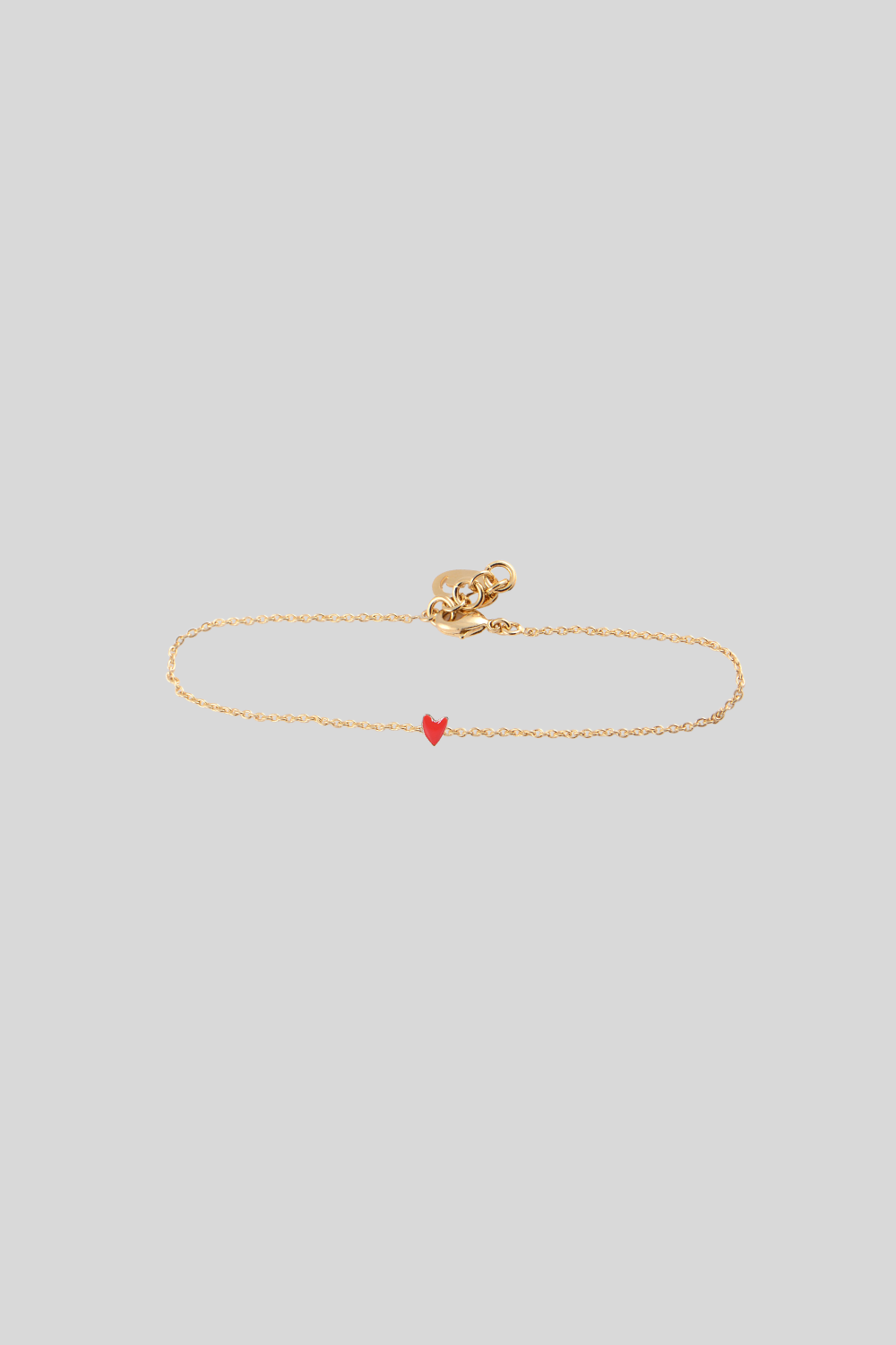 GRANT heart bracelet red