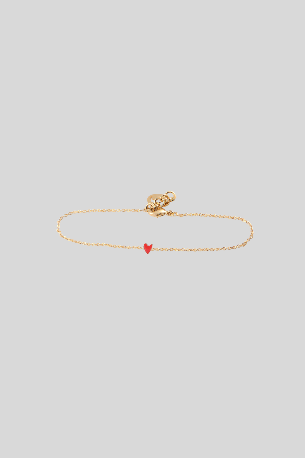 Bracelet coeur GRANT rouge