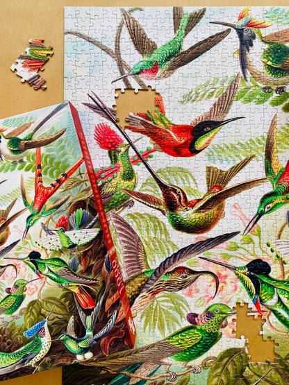 Kolibris 1000-teiliges Vintage-Puzzle