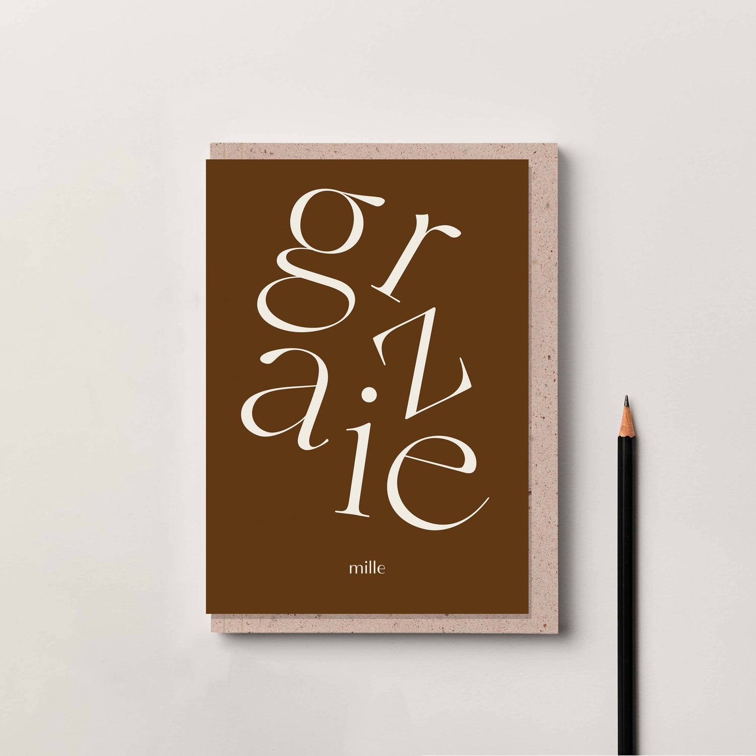 Kinshipped Karte Grazie Mille