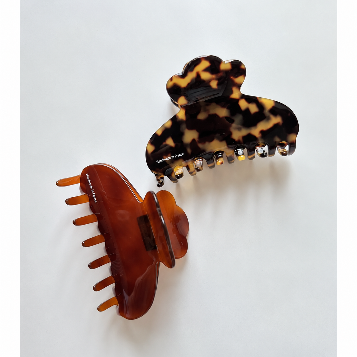Haarspange Queen Mahagoni