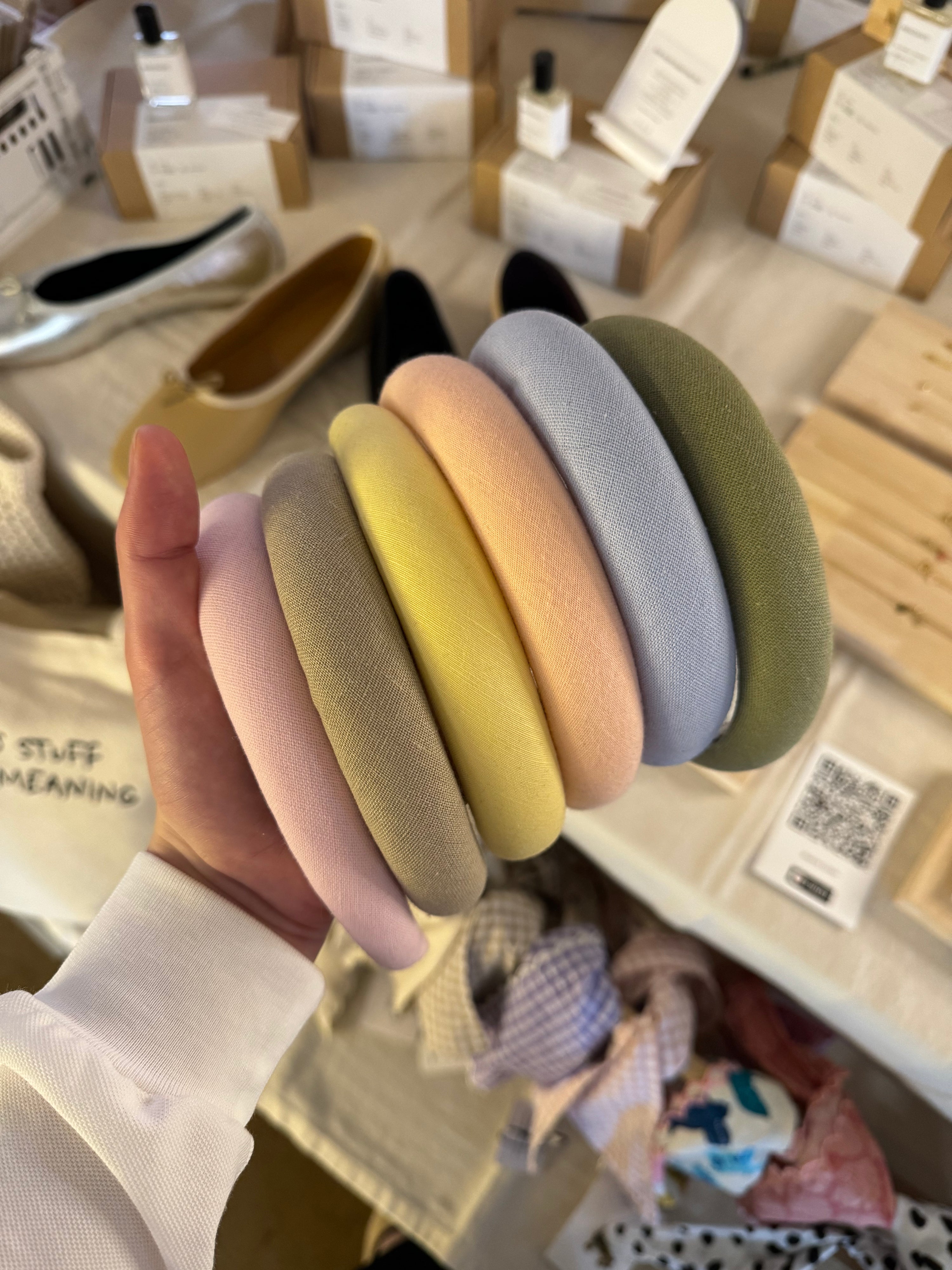 Bandeau coton/lin