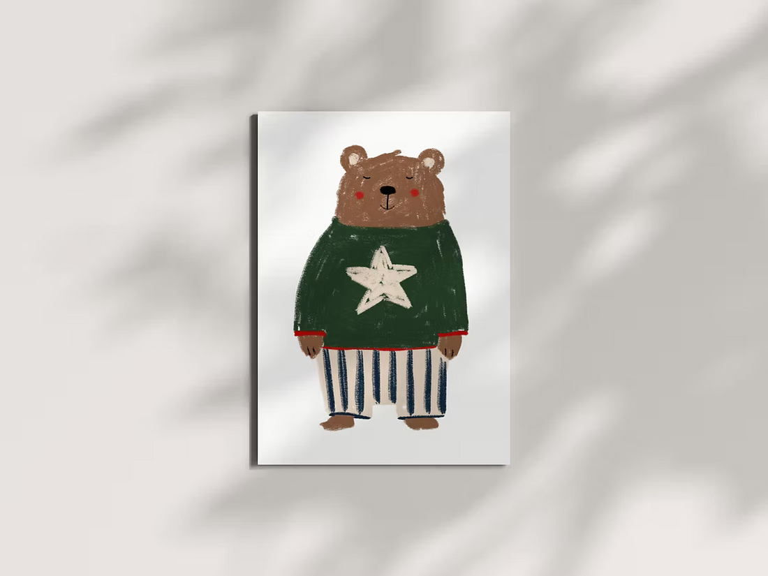 Postkarte knut