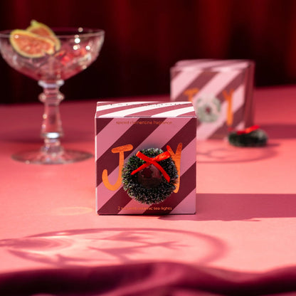 Joy-Teelichthalter (2er-Box) - Spiced Clementine