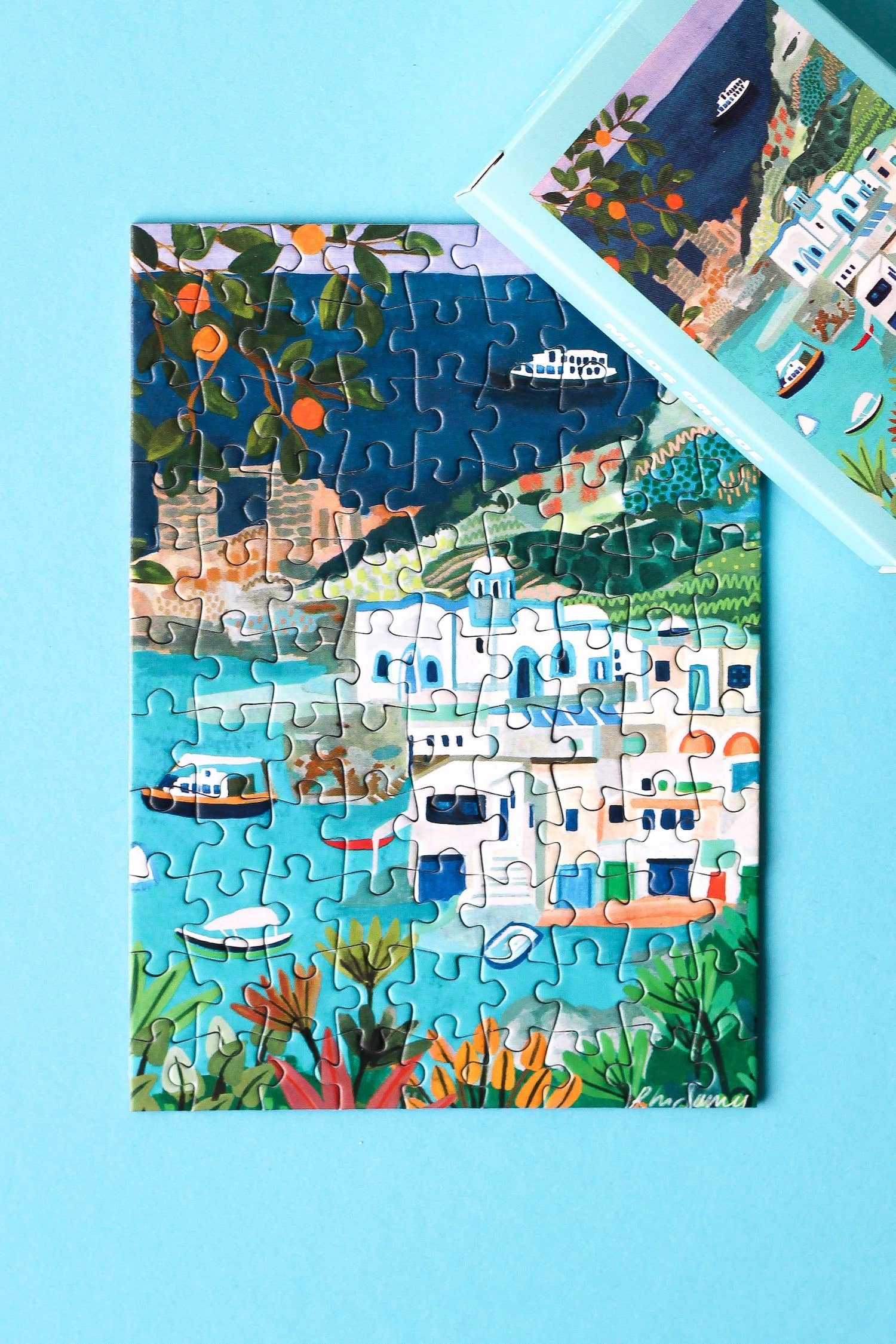 Piecely Puzzle Mini-Puzzle Milos Greece