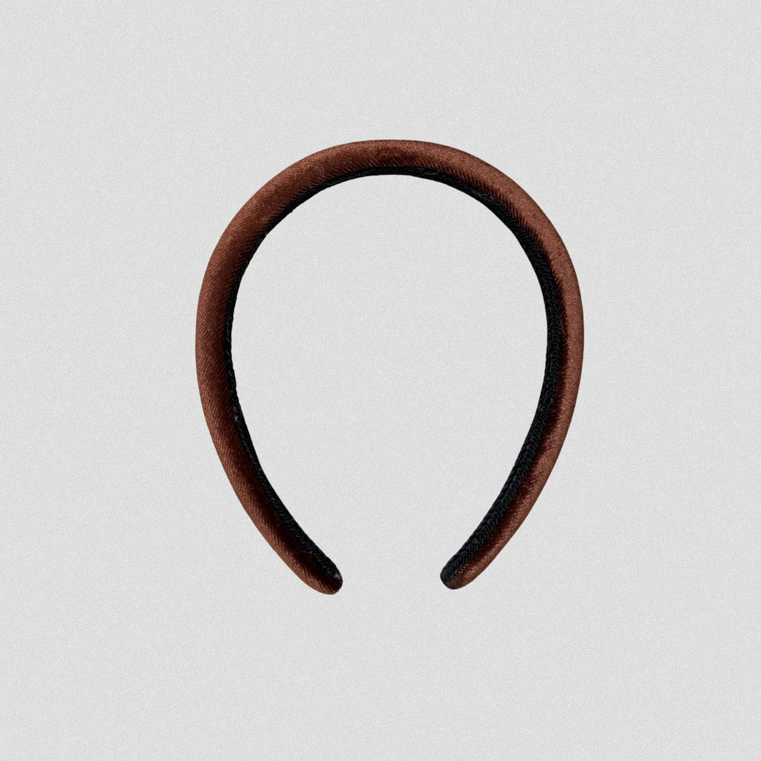 Serre-tête en velours étroit 1 cm