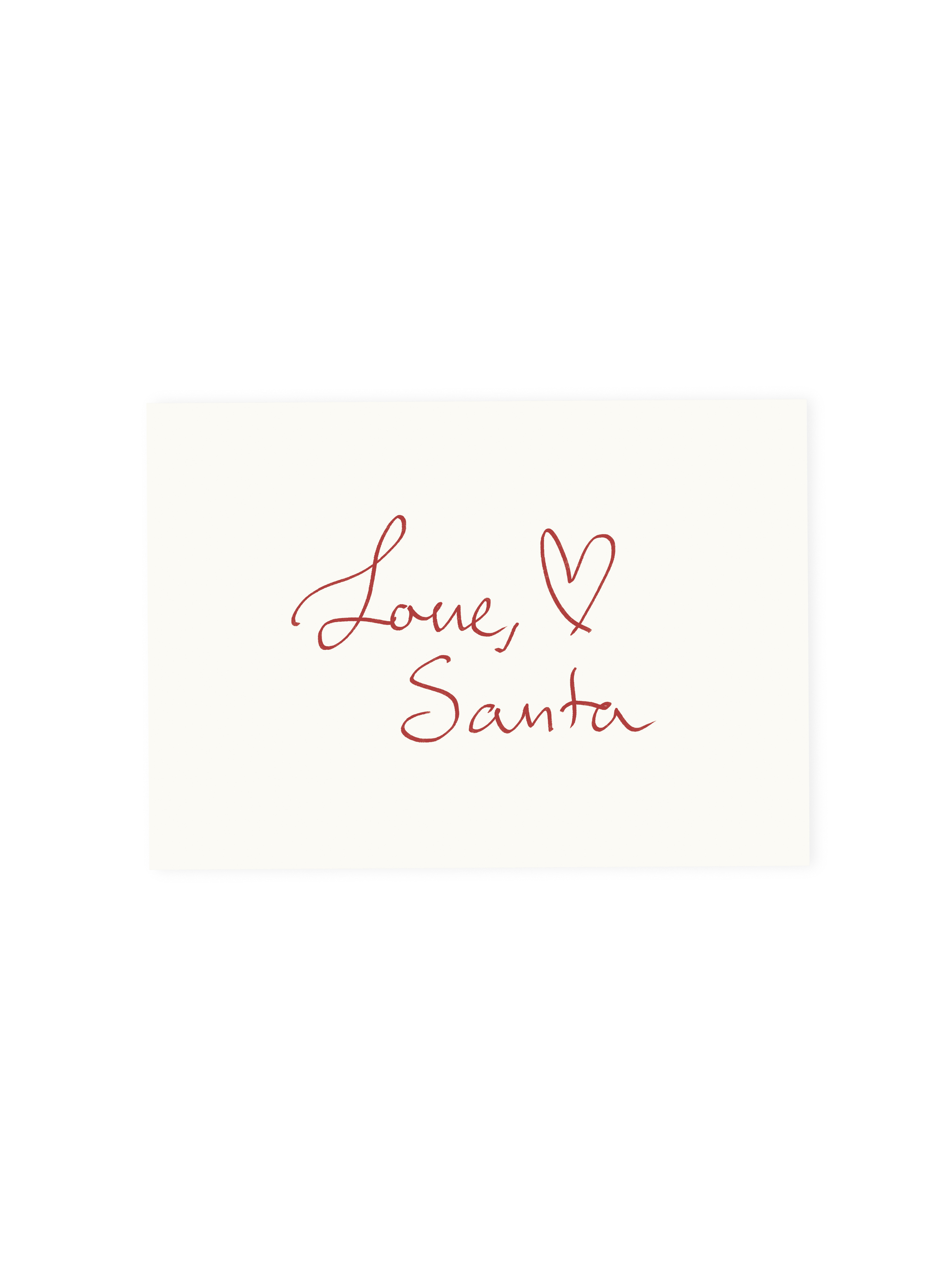 Melt Atelier Postkarte Love, Santa