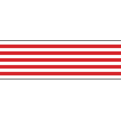 Rotes horizontales Linienband