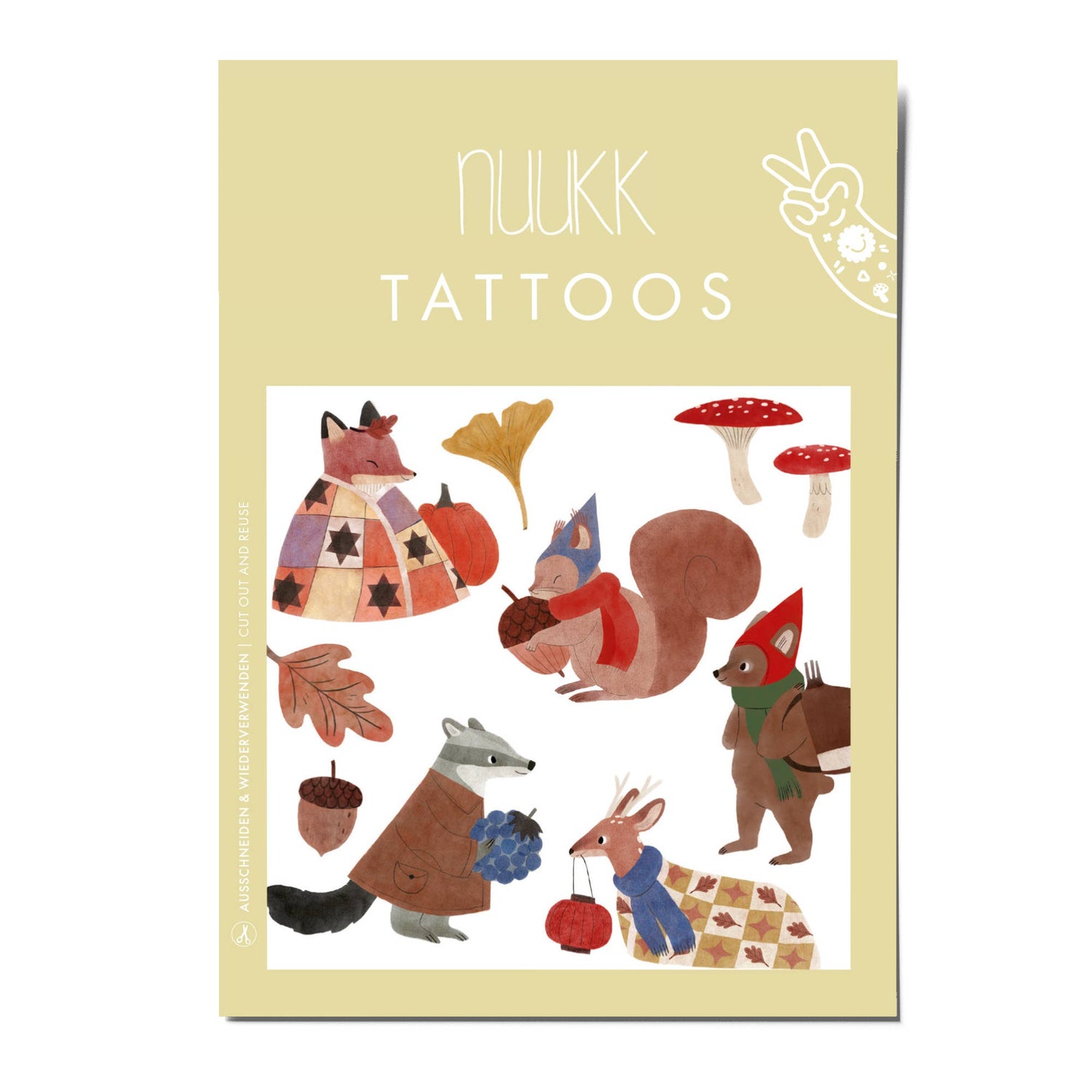 Nuukk Bio Tattoo Waldbewohner