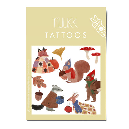 Nuukk Bio Tattoo Waldbewohner