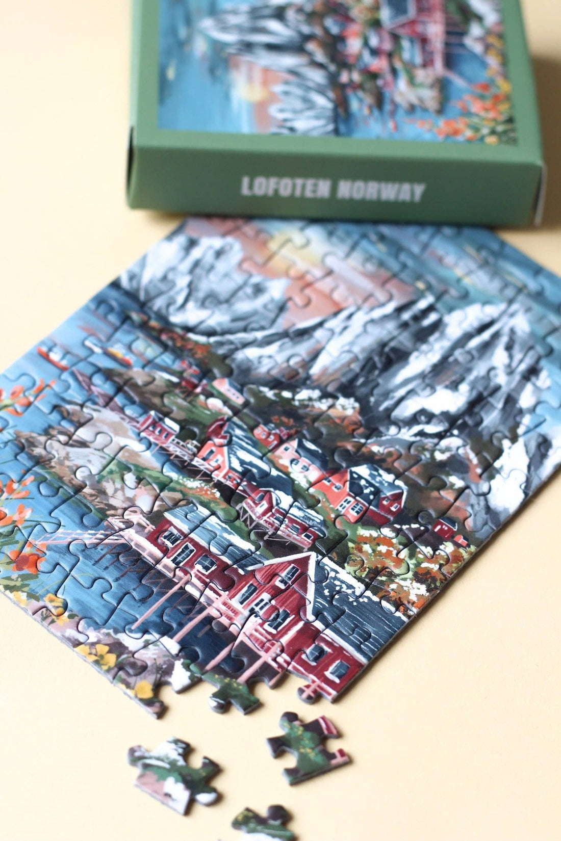 Piecely Puzzles Mini Puzzle Lofoten Norway
