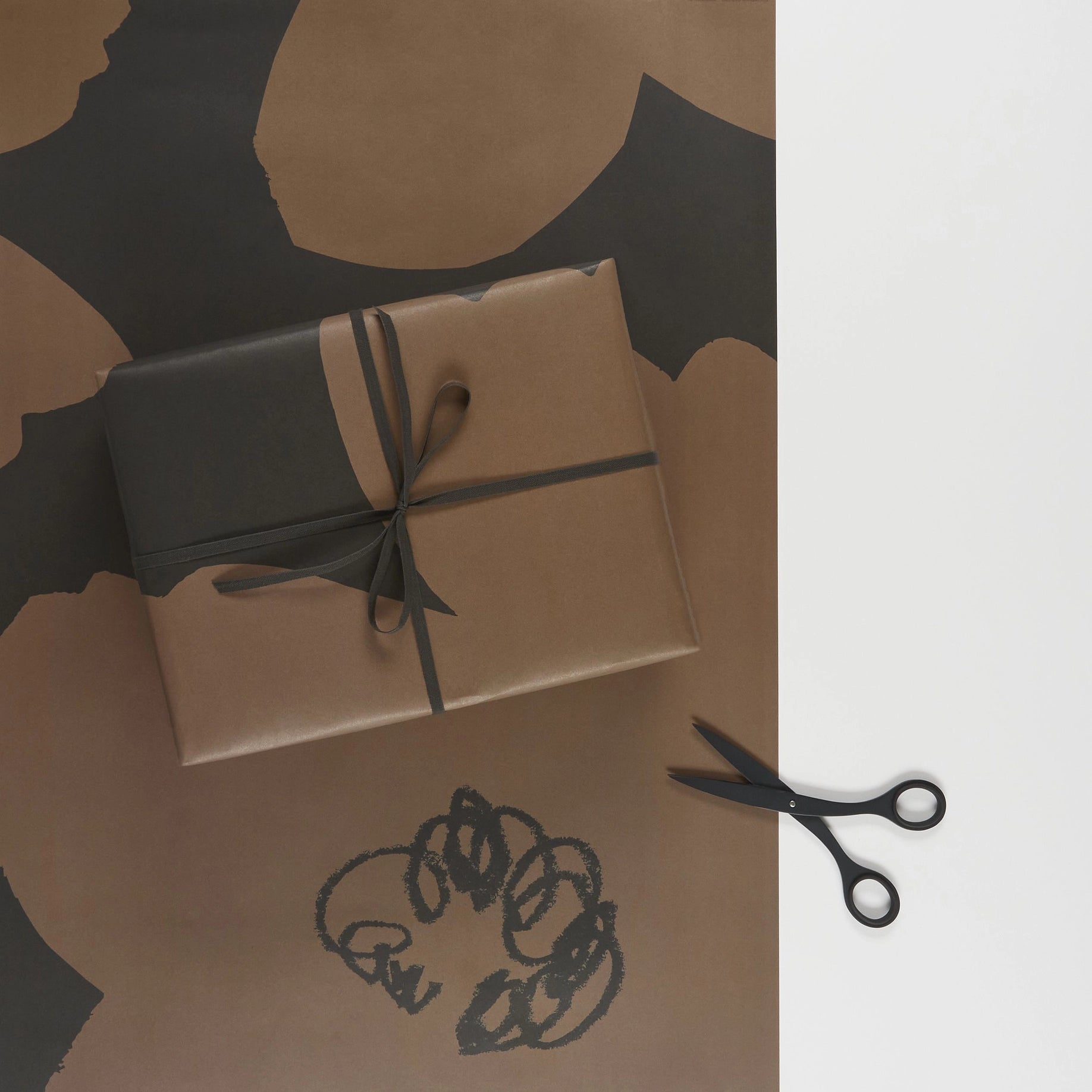 Gift wrap flowers