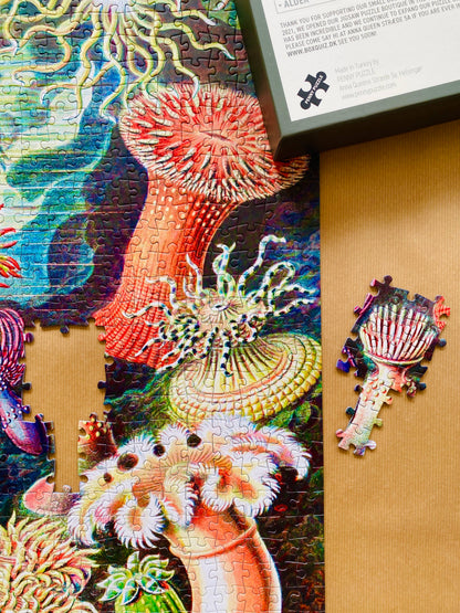 Sea Anemones Puzzle mit 1000 Teilen - Vintage Motiv