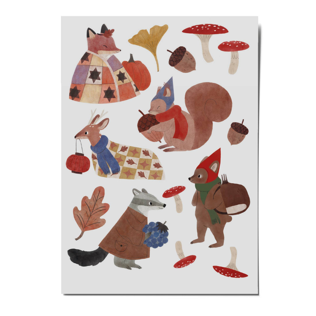 Nuukk Bio Tattoo Waldbewohner