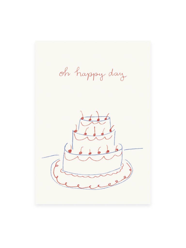 Postkarte Oh Happy Day