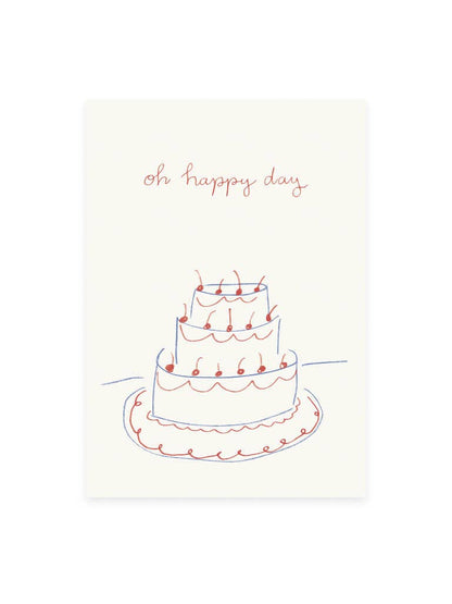 Postkarte Oh Happy Day