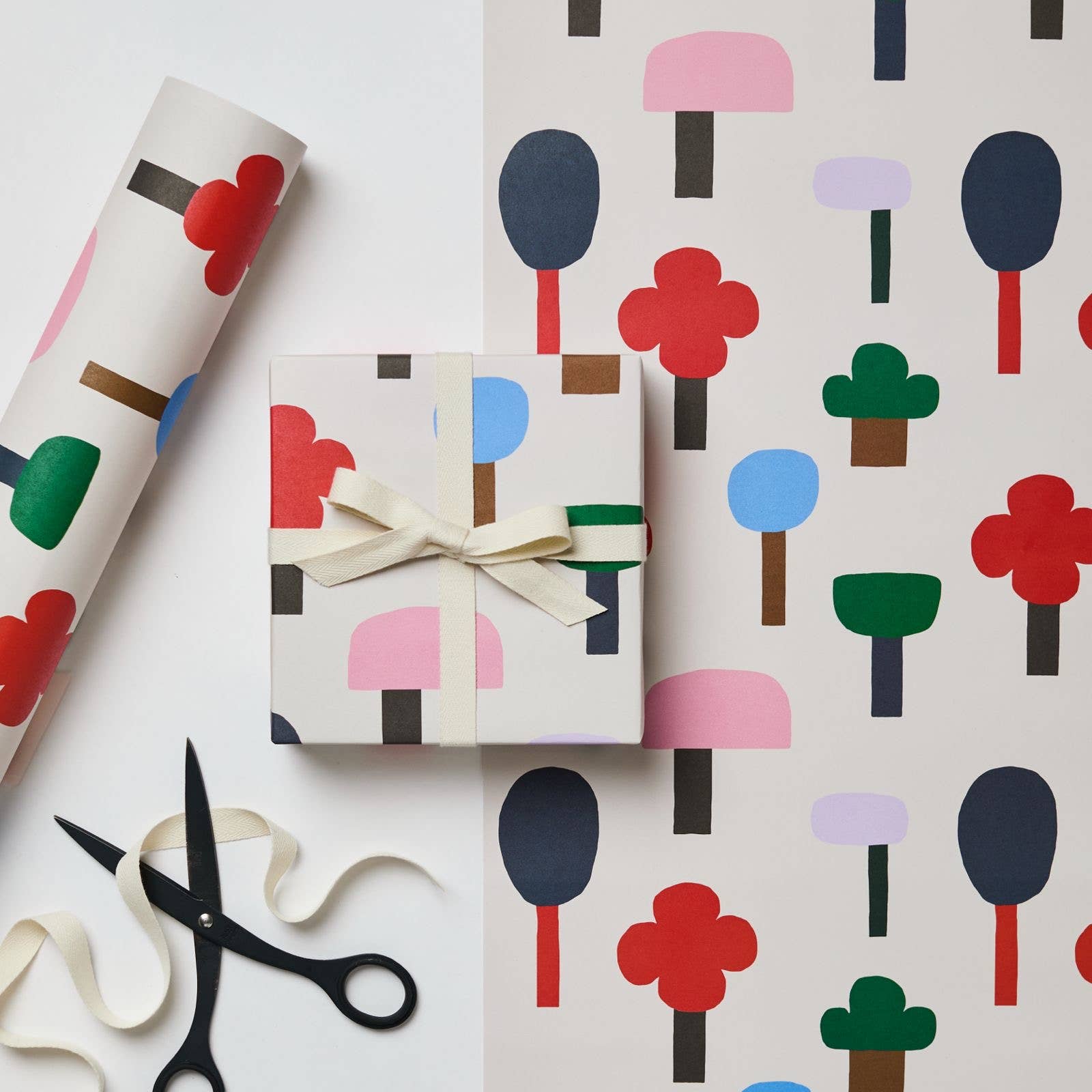 Ayesha Pearce Woodland wrapping paper