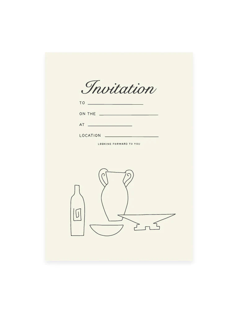 Invitation carte postale