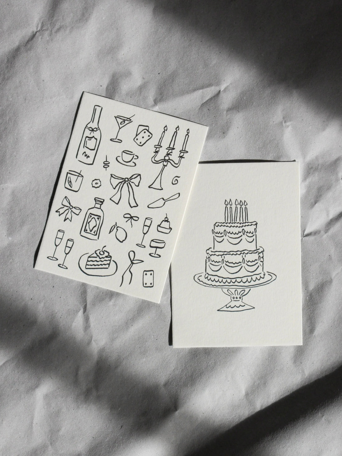 Gâteau de carte postale