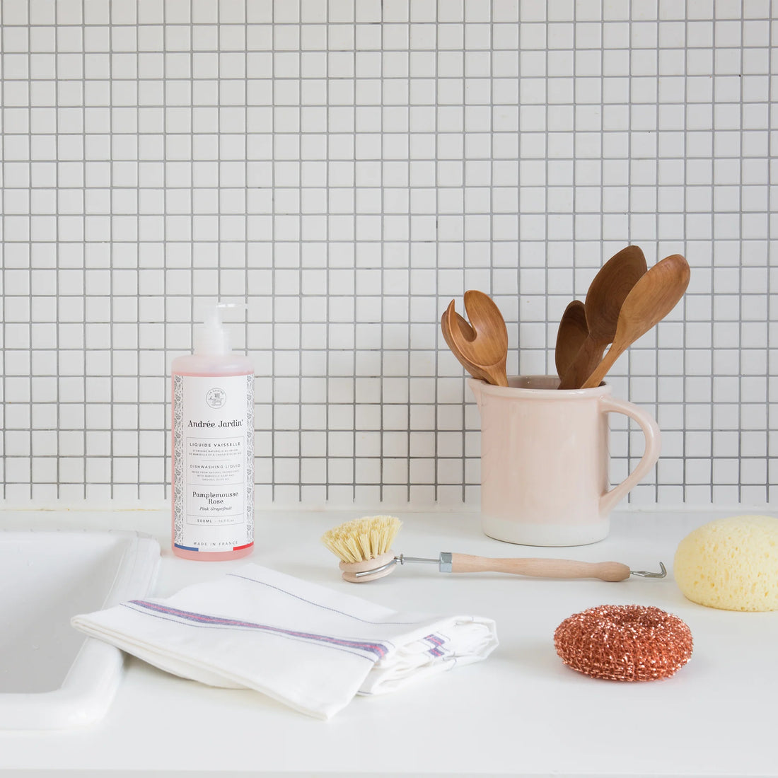 Kitchen towel made of French cotton linen