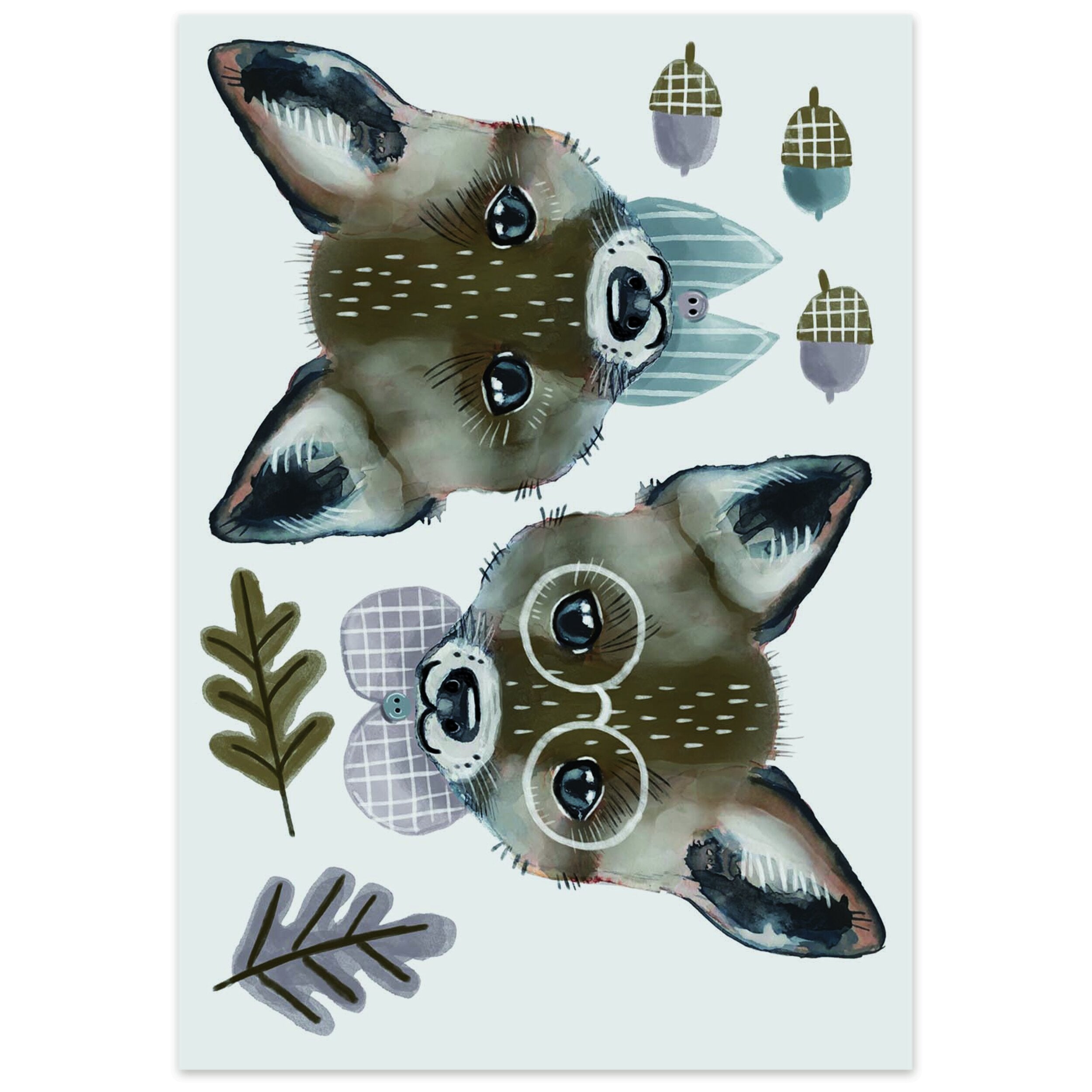 Iron-on patches fox