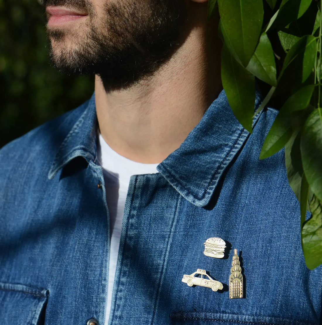 Burger Anstecker