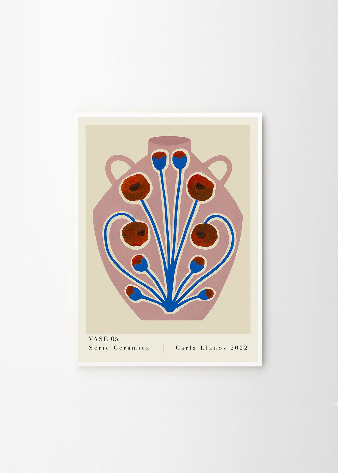 Poster Carla Llanos - Vase 05