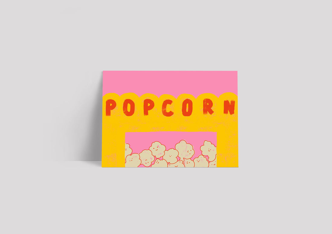 Postcard popcorn