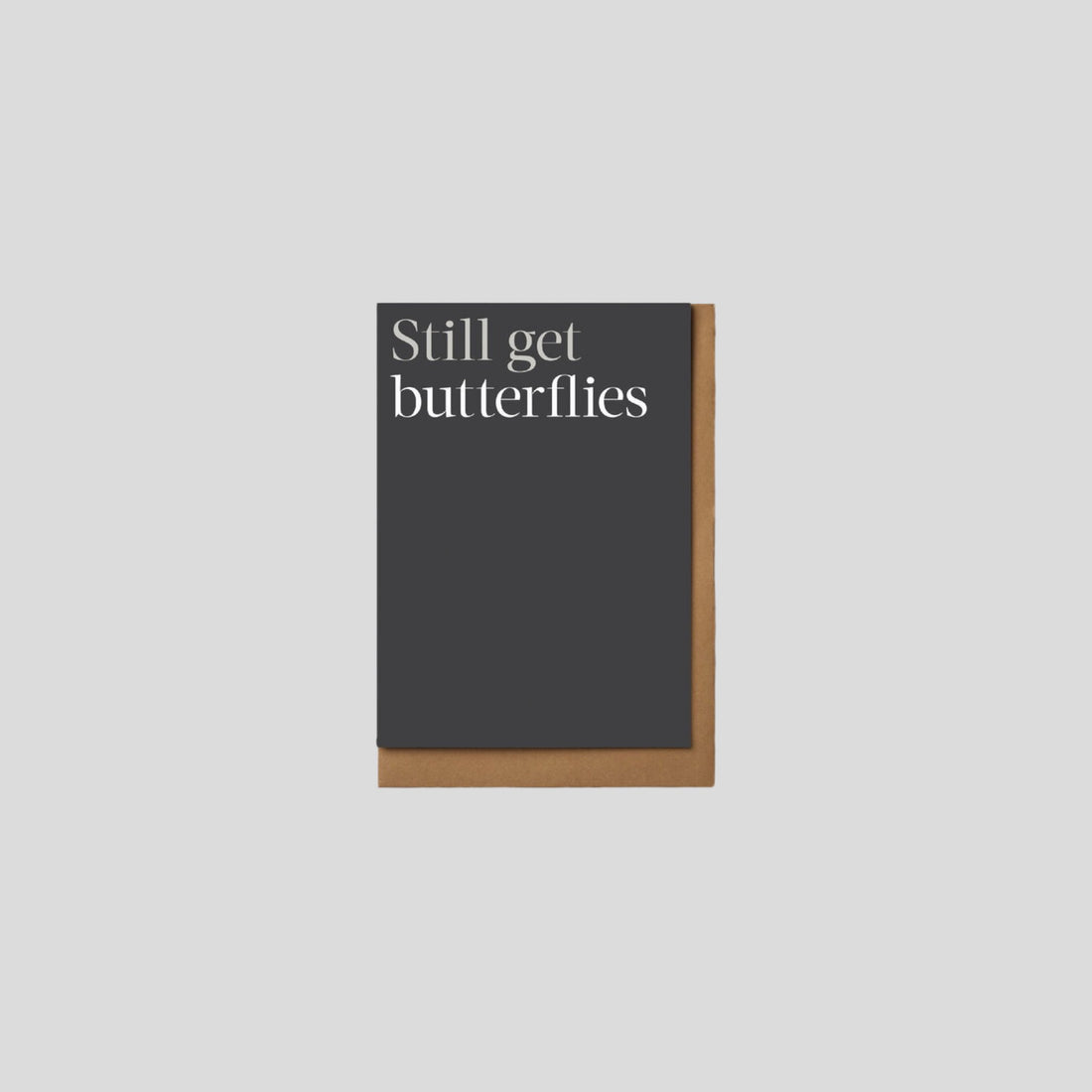 Card still get butterflies