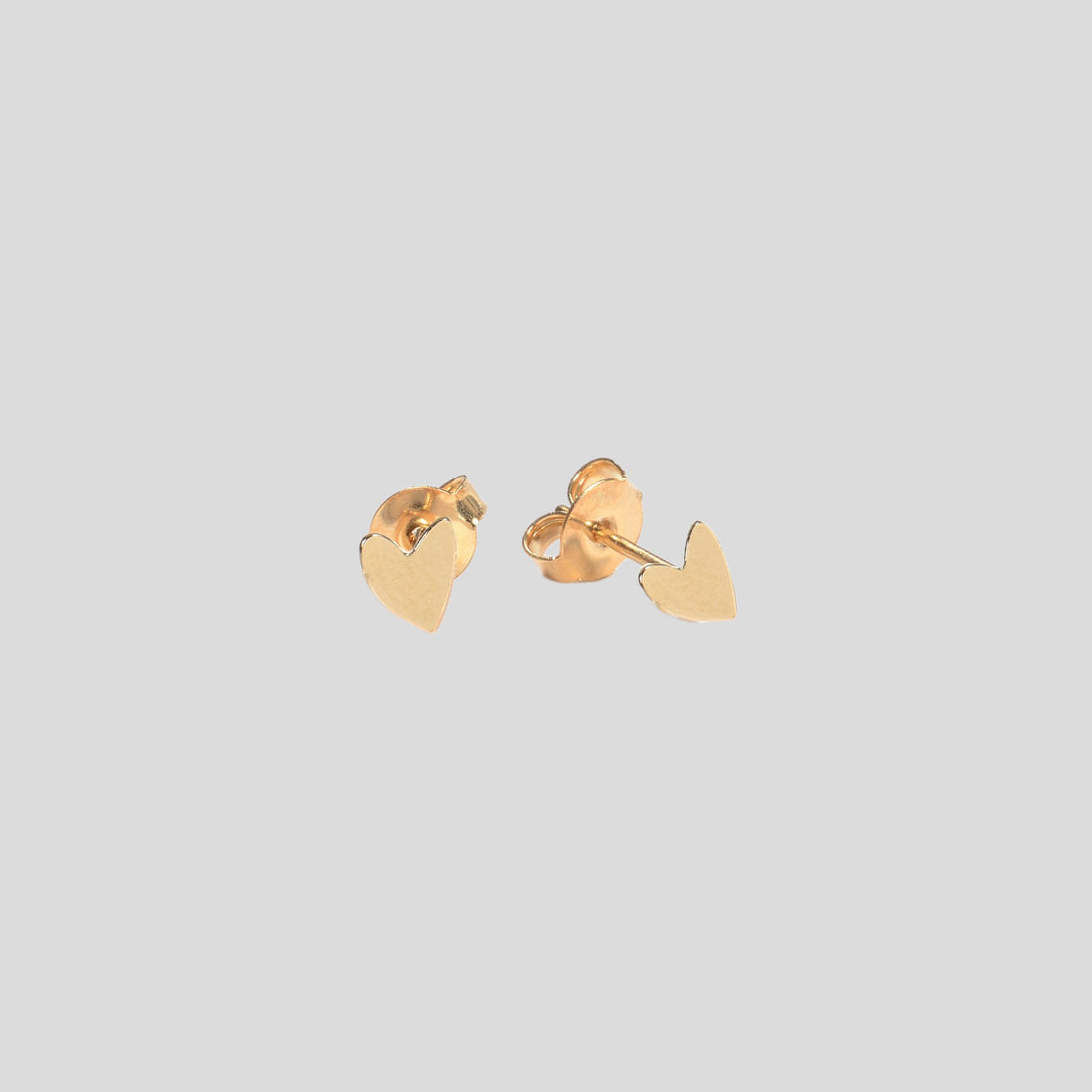 GRANT heart stud earrings
