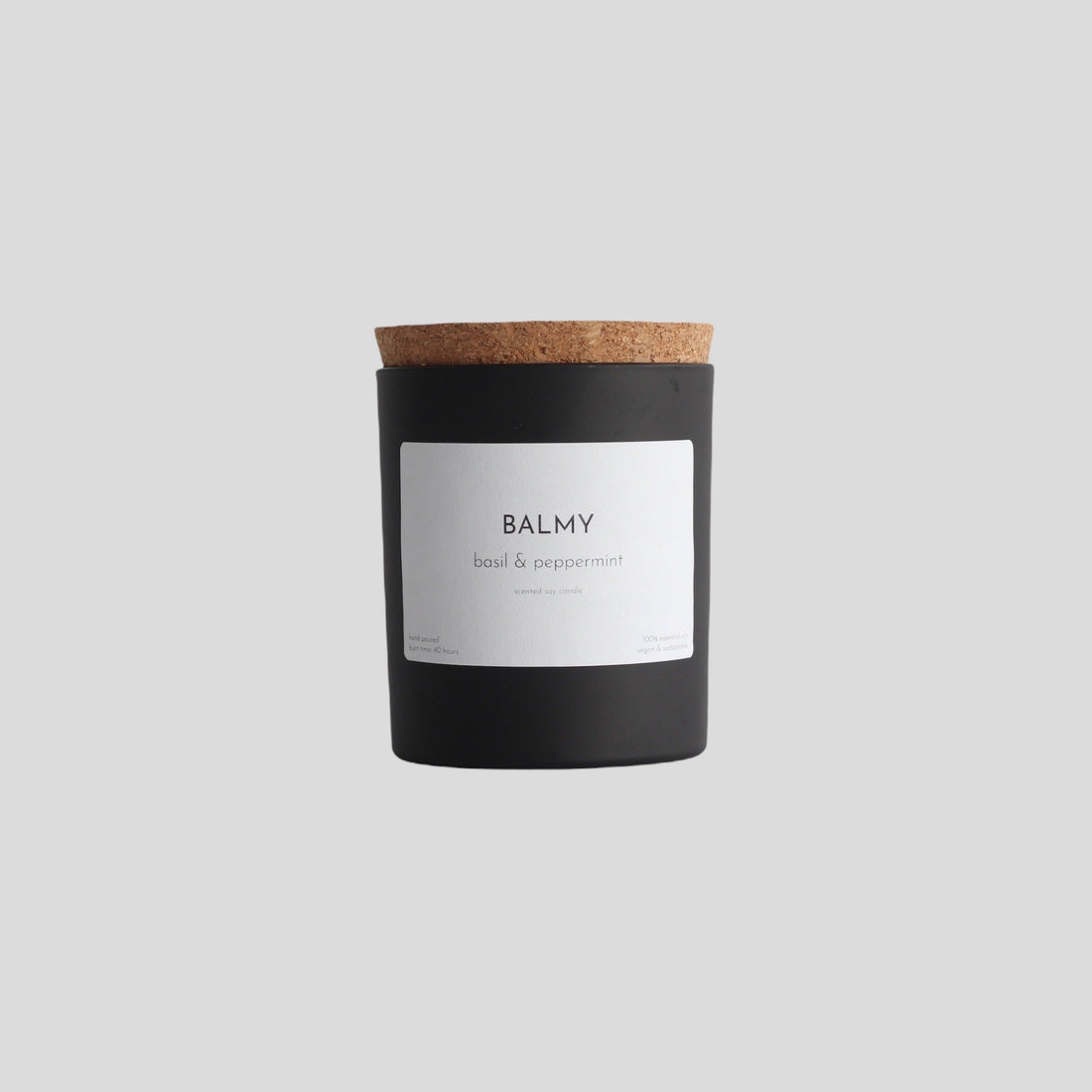 Scented Candle - Basil &amp;amp; Peppermint