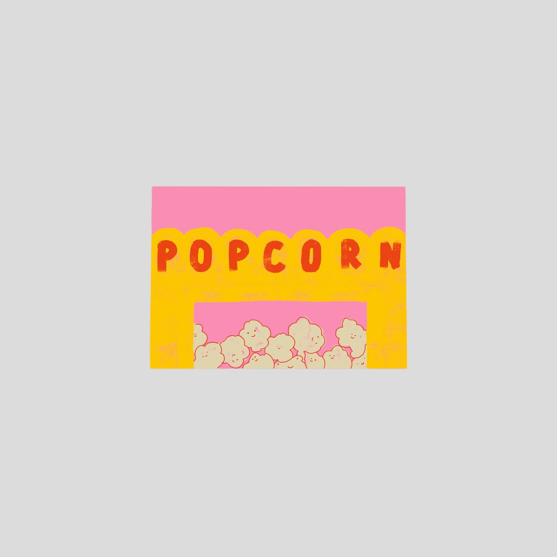 Postcard popcorn