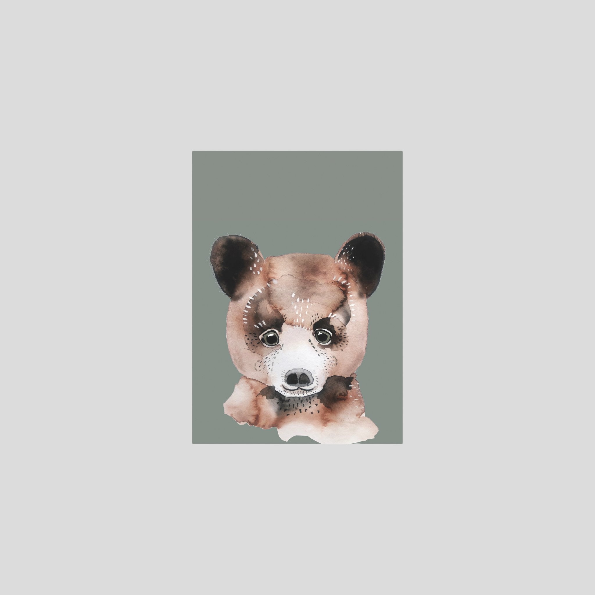 Postkarte Bär