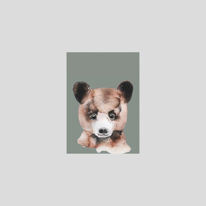 Postkarte Bär