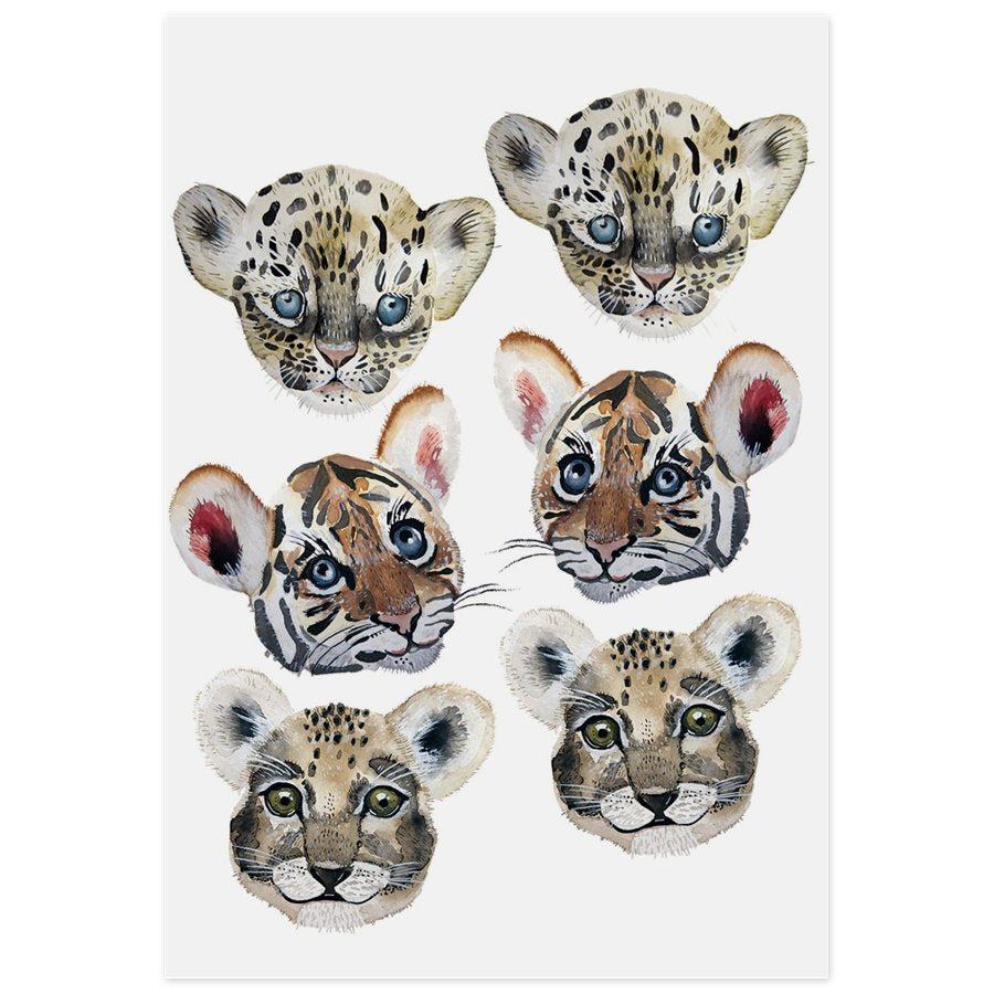 Organic tattoo tiger &amp;amp; lion