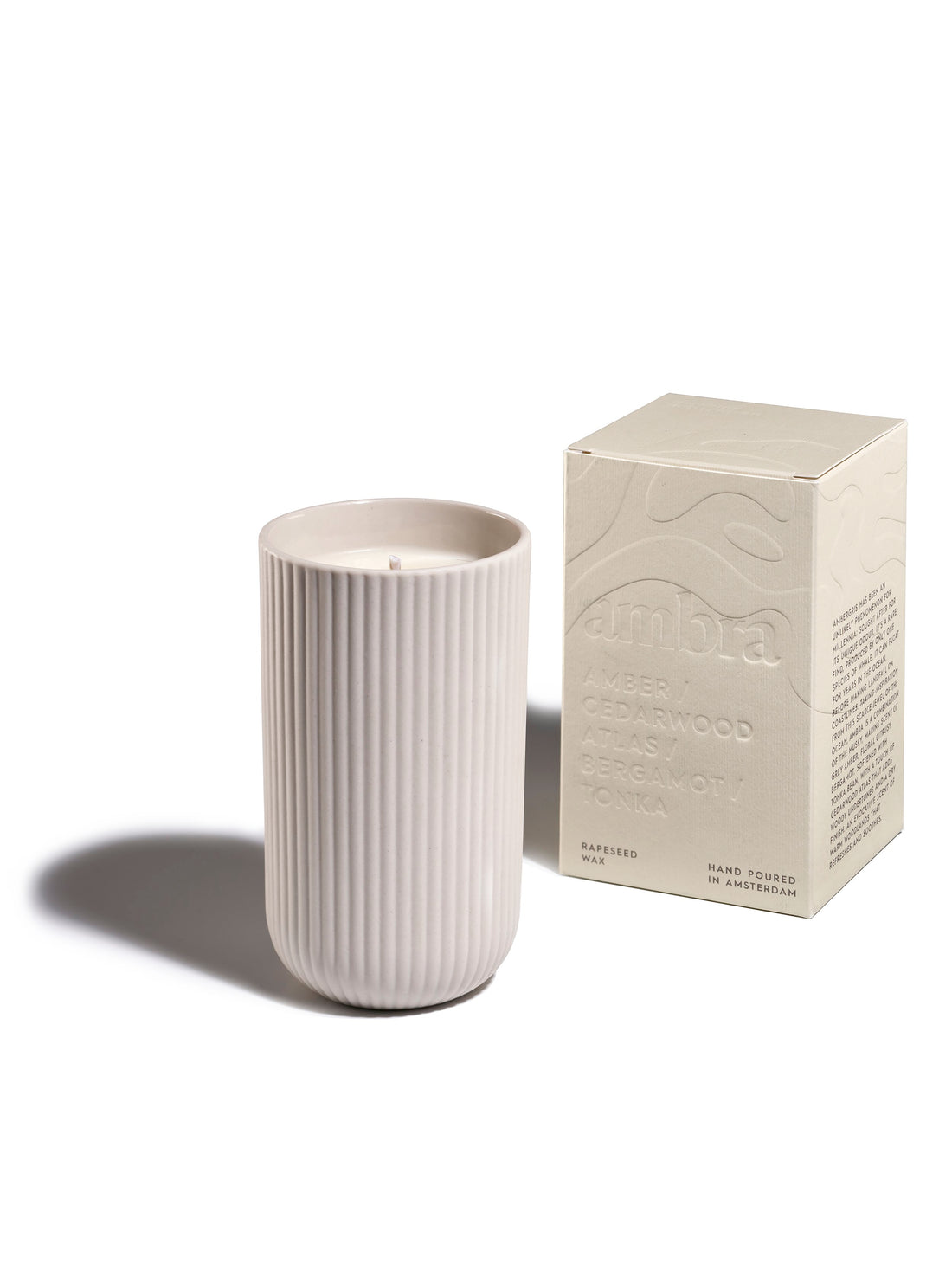 Bougie parfumée Lowtide AMBRA - la très bonne bougie co. x Studio d&